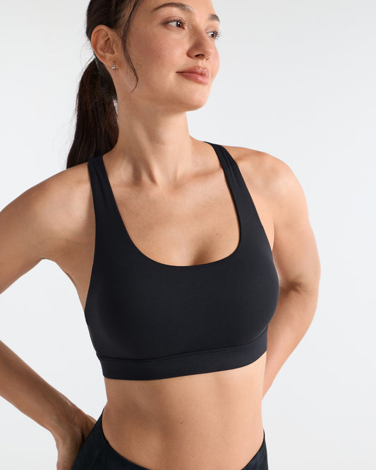 Cross Back Strappy Yoga Bra