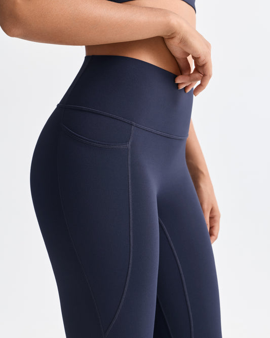 No Front Seam Leggings with Pockets 19"