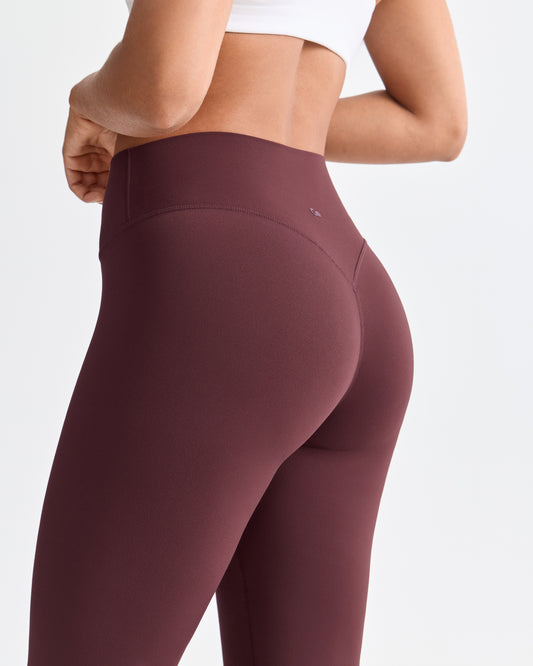 No Front Seam Hidden Scrunch Butt Flare Leggings 31.5"