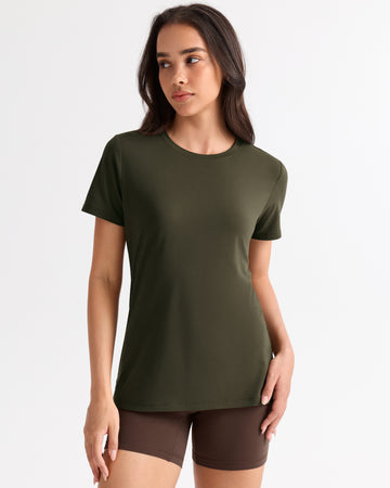 Crew Neck Classic Short Sleeve Shirt
