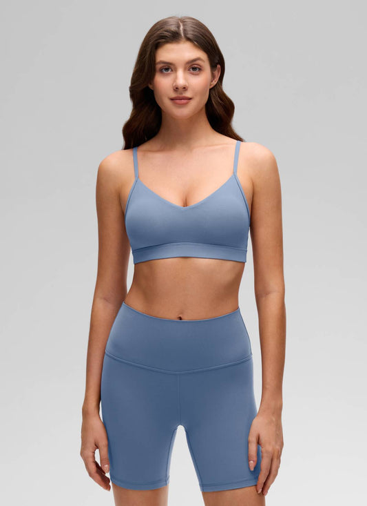 Convertible V Neck Spaghetti Strap Bra