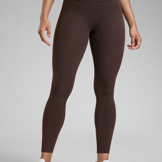 Butterlift High Rise Scrunch Butt Legging No Front Seam Hot Fudge Brown