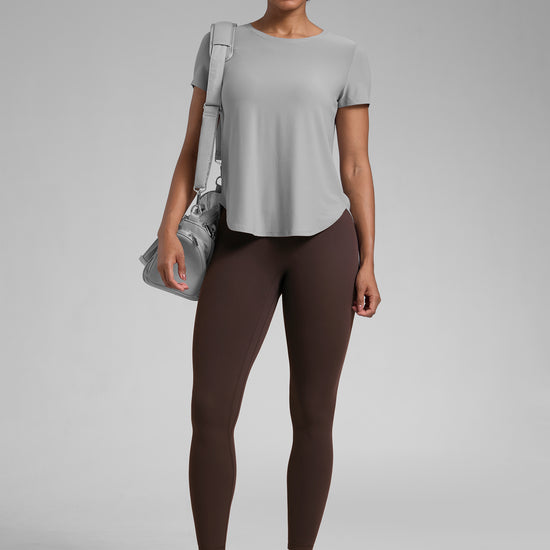 Butterlift High Rise Scrunch Butt Legging No Front Seam Hot Fudge Brown
