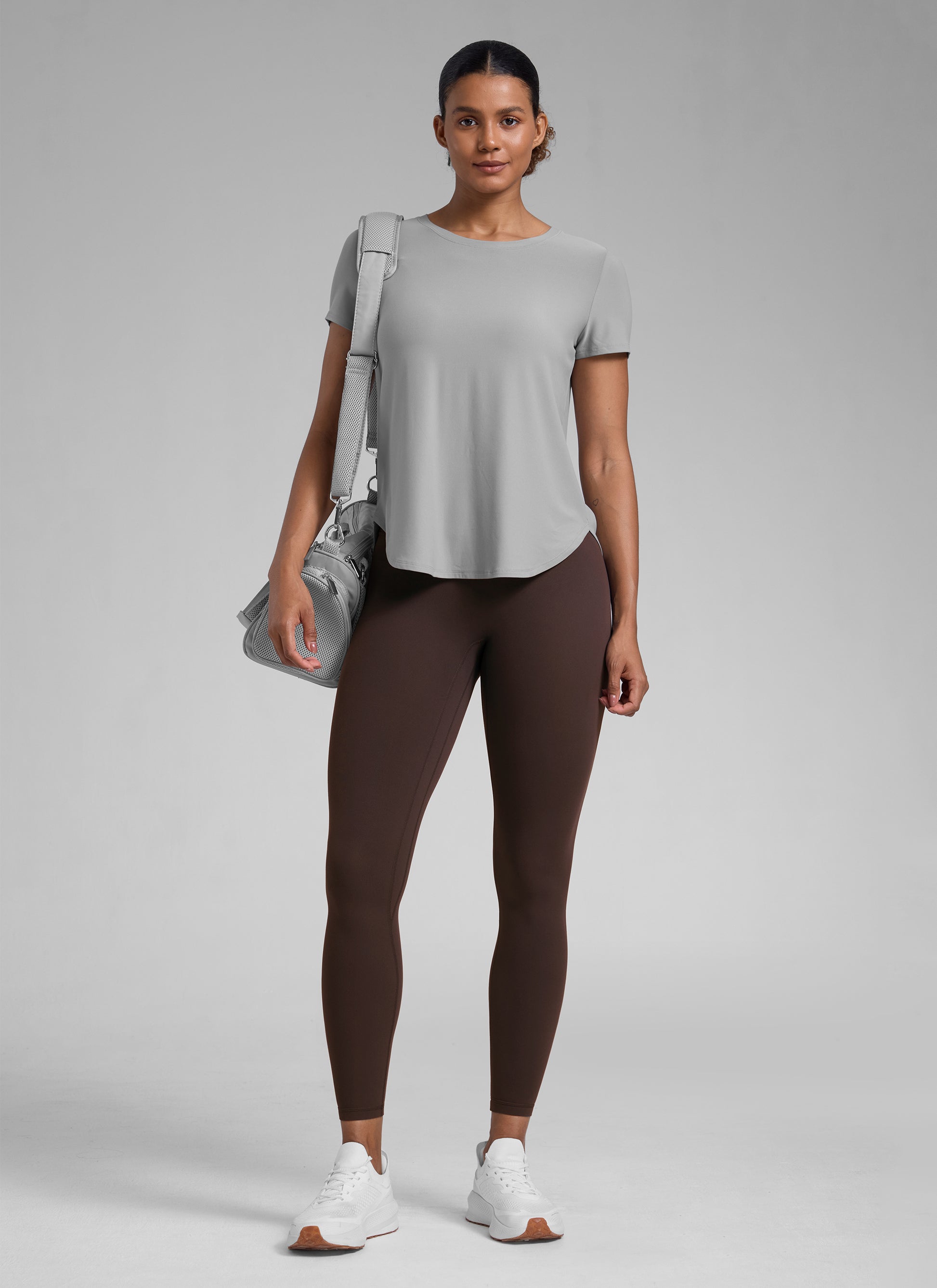 Butterlift High Rise Scrunch Butt Legging No Front Seam Hot Fudge Brown