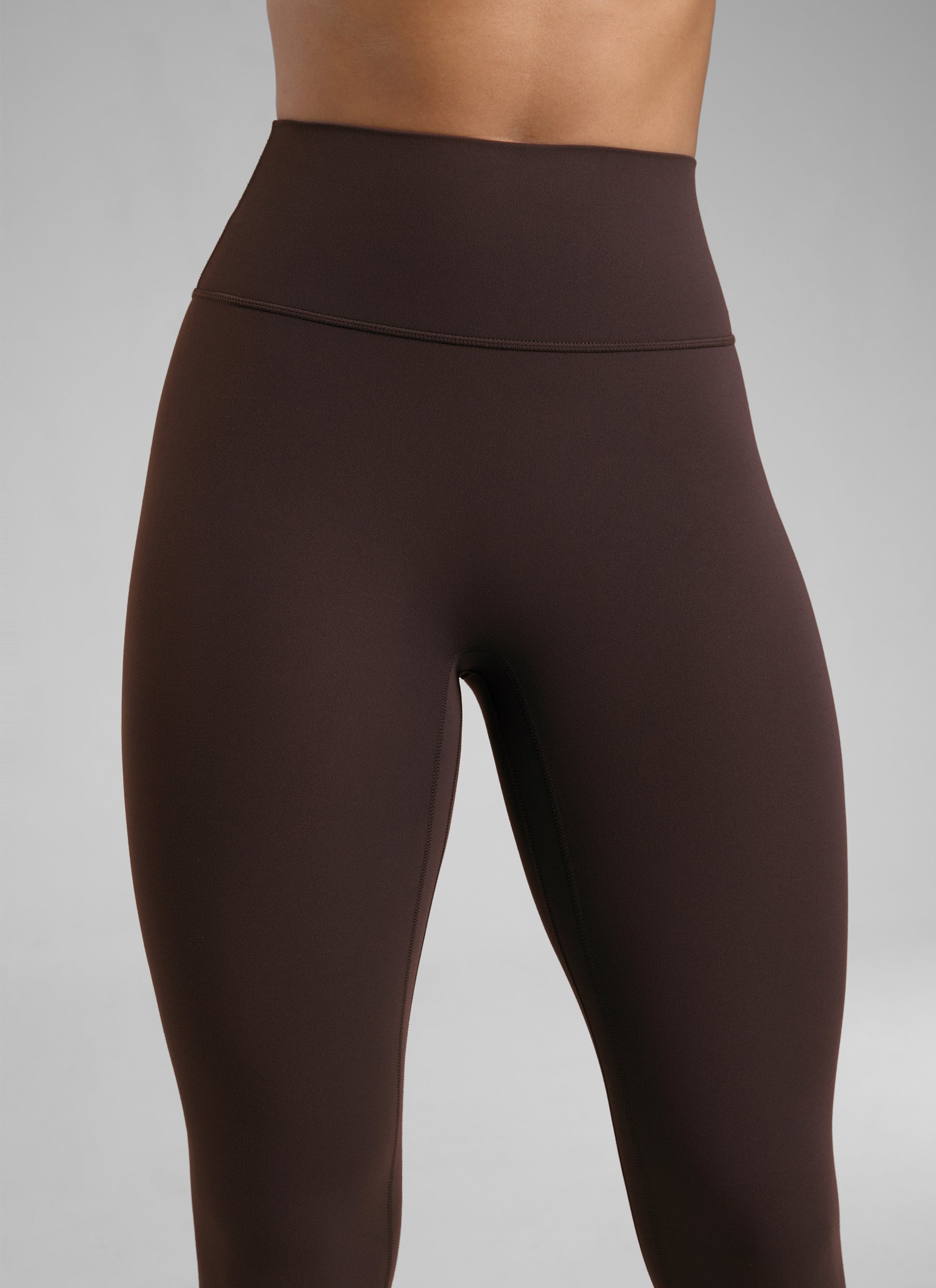 Butterlift High Rise Scrunch Butt Legging No Front Seam Hot Fudge Brown