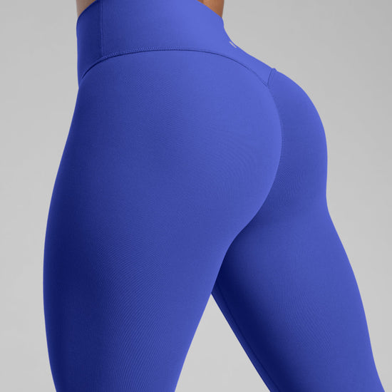 Butterlift High Rise Scrunch Butt Legging No Front Seam Royal Blues