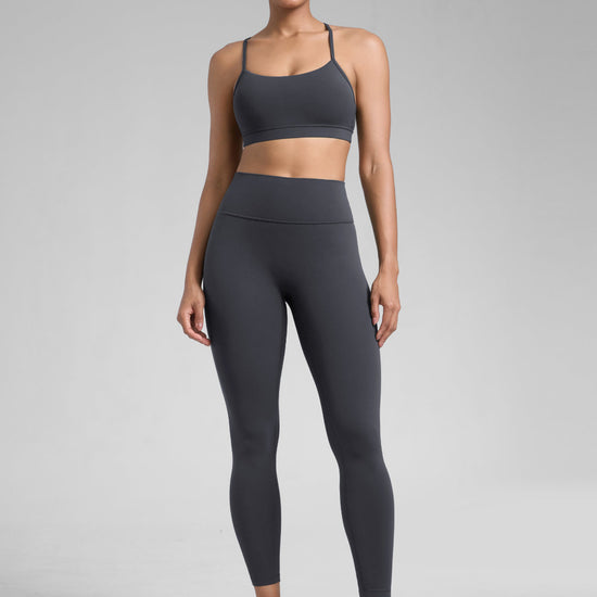 Butterlift High Rise Scrunch Butt Legging No Front Seam Graphite Grey