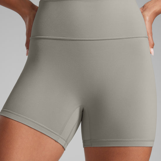 Scrunch Butt Atheletic Workout Biker Shorts Rocky Grey