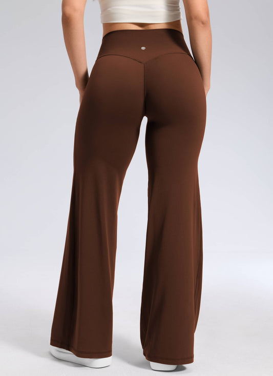 No Front Seam High Rise Wide Leg Pant 30"